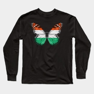 Hungarian Flag  Butterfly - Gift for Hungarian From Hungary Long Sleeve T-Shirt